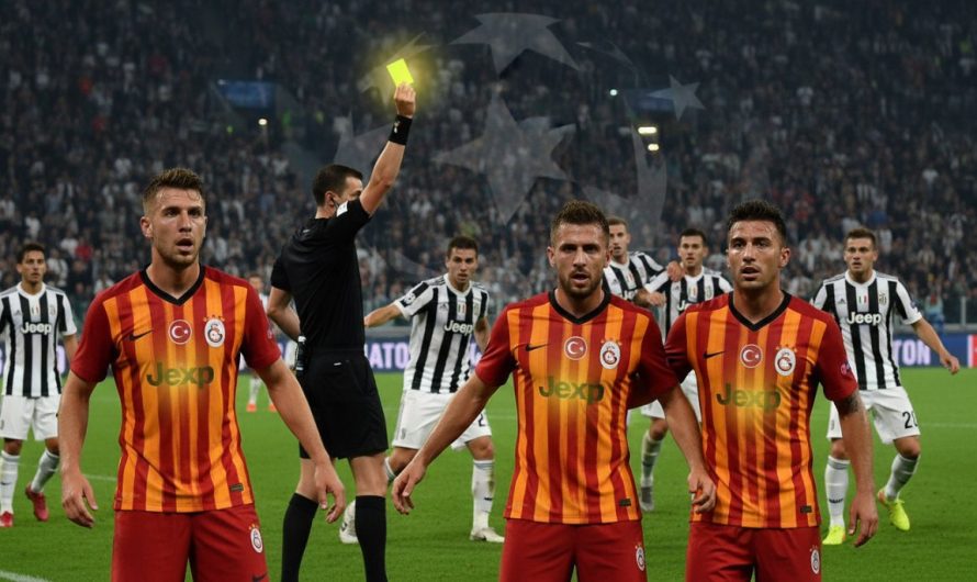 Galatasaray’ın Juventus Rövanşı Öncesi Dikkat Çeken Kart Durumu