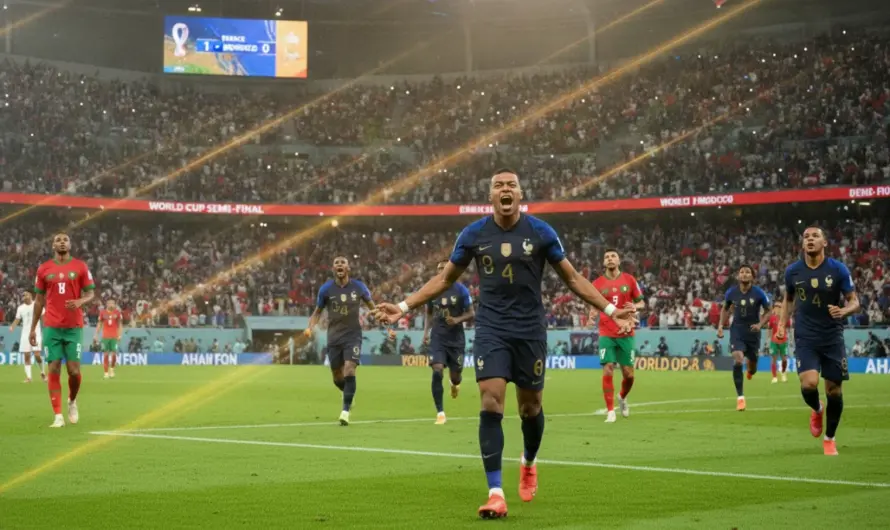 Fransa Fas Deplasmanında Yarı Finale Yükseldi